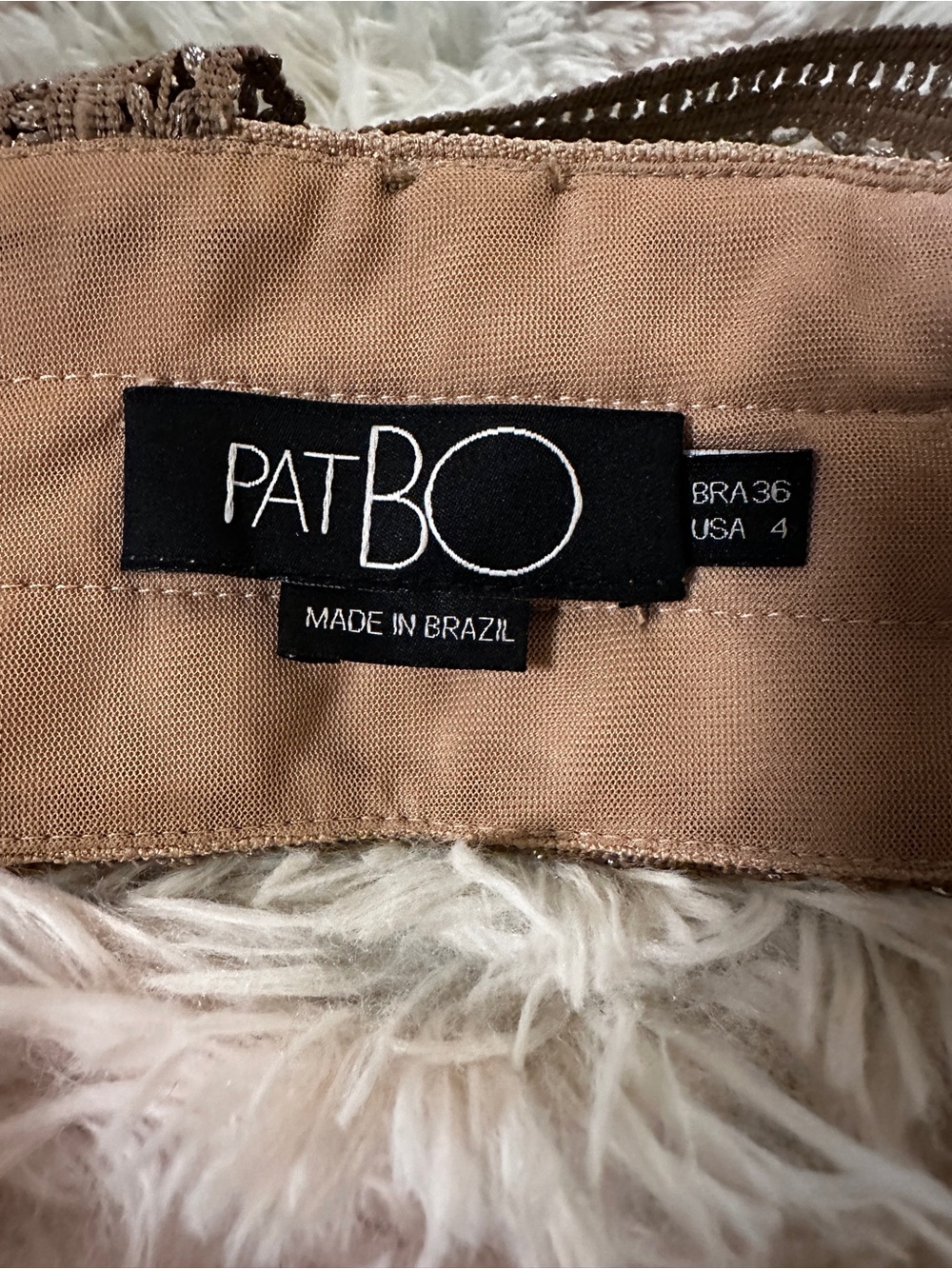 PatBO Metallic Fringe Top and Shorts Set Size 4 - Picture 10 of 11